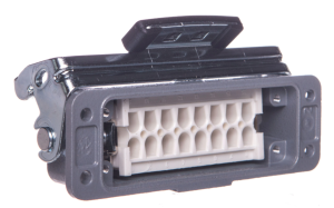 Zestaw kompletny 16+PE stykowy żeński /obudowa pulpitowa + wkład/ EPIC KIT H-A 16 BS AG 75009632