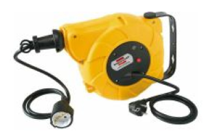 Przedłużacz bębnowy 9+2m napęd zwijacz Automatik-Box ABE 9 H05VV-F 3G1,5 żółty 1241024300