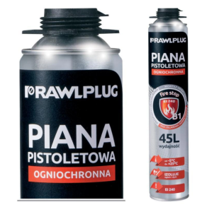 Piana ogniochronna do pistoletu 750 ml, Skuteczna bariera ogniowa EI240 Rawlplug RPP-B1