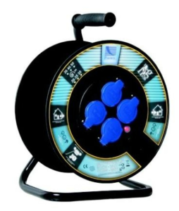 Rozgałęźnik na bębnie fi250 4xGS 16A 250V IP44 z wył. term. B.1115-250GZRT