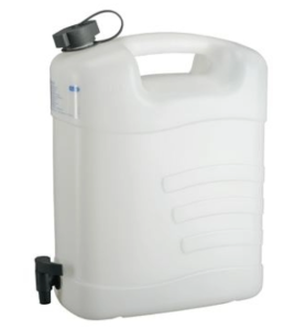 Kanister na wodę 15 l z kranem polietylen 352x175x418 mm 21 165