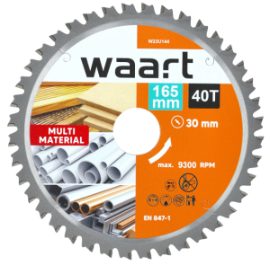 WAART PIŁA TARCZOWA WIDIOWA 165 x 30 x 40Z MULTIMATERIAL