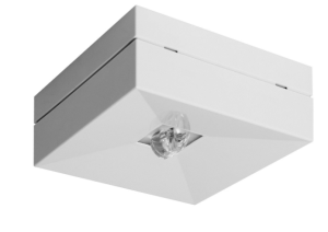 Oprawa awaryjna LOVATO N ECO LED 1W 125lm (opt. otwarta) 1h jednozadaniowa biała LVNO/1W/E/1/SE/AT/WH