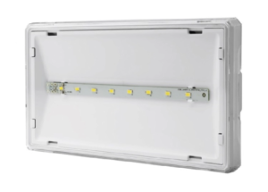 Oprawa awaryjna EXIT S IP65 LED 1W 1h jednozadaniowa PT biała +PU34 ETS/1W/E/1/SE/PT/WH
