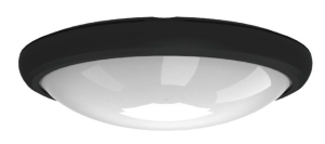 Plafoniera LED KANLO czarna 8W IP54 4000K 580lm owalna C45-KAN-08-BL-4K