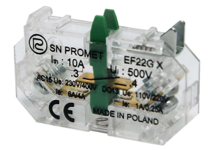 Element łączeniowy EF22GX do przycisków sterowniczych serii NEF22 i NEK22M W0-Ł EF22GX