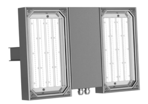 Oprawa przeciwwybuchowa EXL380LED 93W 14106lm 4000K IP65 EXL380LED-090-E8-35E-30-11M20-NIRO-GL