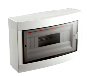 Rozdzielnica natynkowa 1-Rzędowa 12-Modułowa IP40 Drzwi Transparentne 90912112 Viko by Panasonic