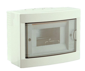 Rozdzielnica natynkowa 1-Rzędowa 6-Modułowa IP40 Drzwi Transparentne 90912106 Viko by Panasonic