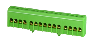 PE15H kolor zielony 15x16mm2 Listwa zaciskowa uziemiająca IP20 MAD1015G15