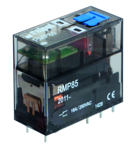 Przekaźnik miniaturowy 1P 16A 24V DC raster 5mm, wys. 25,5mm, do gniazd wtykowych RMP85-2011-25-1024-WT 2615193