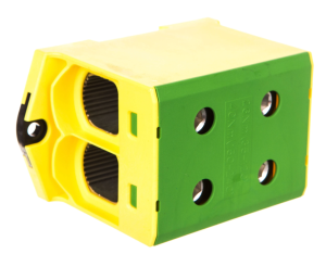 Złączka szynowa 2-torowa 35-240mm2 żółto-zielona EURO multiOTL 240 2xAl/Cu 607240 E