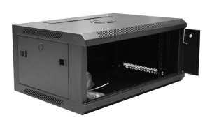 Szafa krosowa wisząca niedzielona 19 cali DIGITUS 4U 600x279x450mm czarna DN-W19 04U/450/B
