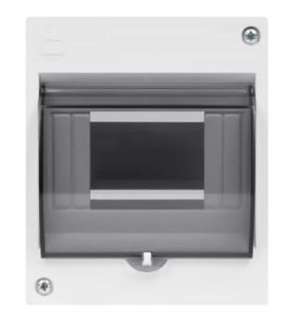Rozdzielnica modułowa 1x5 natynkowa IP30 MINI S-5 z pokrywą dymną 2305-01