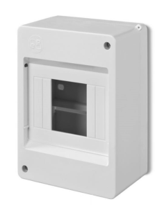 Rozdzielnica modułowa 1x4 natynkowa IP30 MINI S-4 (PE+N) 2304-10