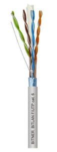 Kabel teleinformatyczny BiTLAN F/UTP kat.6 4x2x0,54 /bębnowy/