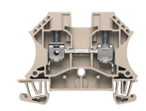 Złączka szynowa 2-przewodowa 6mm2 beżowa WDU6/BE 1020200000