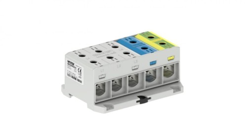 Złączka OTL95-5x kolor szary, niebieski, żółto-zielony 5x1xAl/Cu 6-95mm 1000V AC / 1500V DC Zacisk uniwersalny MAA5095A10