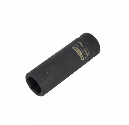 AWTOOLS NASADKA UDAROWA  6-KĄTNA  1/2" DŁUGA 19mm BLACK LINE