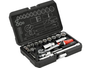 YATO ZESTAW KLUCZY   34el  1/4" / 3/8"