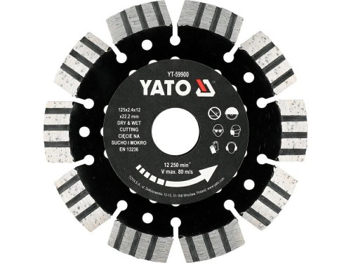 YATO TARCZA DO ŻELBETU 125mm