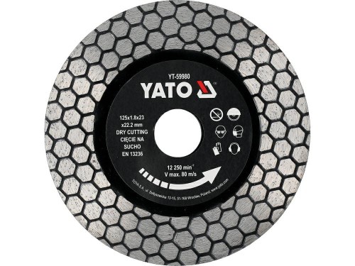 YATO TARCZA DO GRESU I GRANITU 125mm