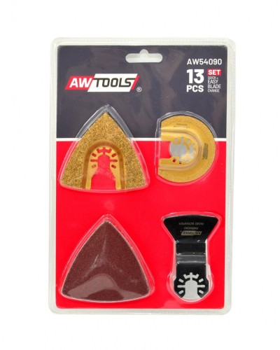 AWTOOLS MT ZESTAW BRZESZCZOTÓW 13szt. DO URZĄDZENIA WIELOFUNKCYJNEGO