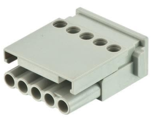 Moduł Han E 5 pinów (śrubowe 0,5-2,5 mm2) żeński 400V 16A Han Modular 09140052701