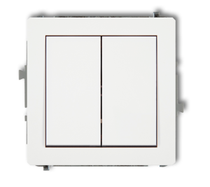 DECO Mechanizm łącznika świecznikowego, biały mat 25DWP-2