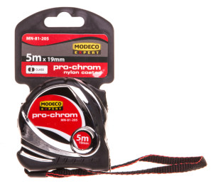 Miara zwijana 5m x 19 mm pro chrom I CLASS Modeco Expert MN-81-205
