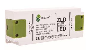 Zasilacz LED 24V DC 54W ZLD 54-24LF 2,25A 19724-9014
