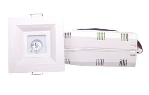 Oprawa awaryjna LOVATO P LED 1W (opt. otwarta) 1h jednozadaniowa autotest biała LVPO/1W/B/1/SE/AT/WH