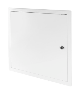 Drzwiczki rewizyjne plastikowe 450x450mm białe z zamkiem DT17Z