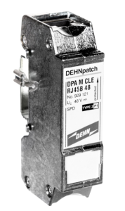 Ogranicznik przepięć DEHNpatch CLE, adapter gniazdo RJ45/gniazdo RJ45, do sieci LAN 1Gb, ATM, FDDI, CDDI 929121