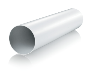 Kanał okrągły PCV fi 100mm biały 1150-4 /1,5m/