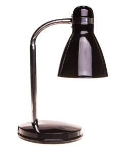 Lampka biurkowa max 10W LED E14 kl.II IP20 ZARA HR-40-B czarny 7561