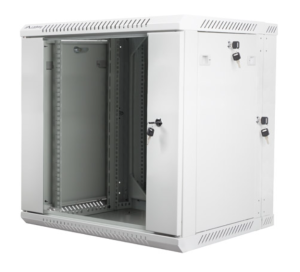 Szafa instalacyjna wisząca dwusekcyjna 19 12U 600x600 szara LANBERG /do zmontowania/