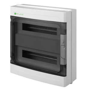 Rozdzielnica hermetyczna EP-LUX RN 2x18 1000V AC 1500V DC PE+N dymny IP65 1962-01