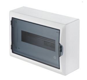 Rozdzielnica modułowa 1x12 n/t ECONOMIC BOX RN 1/12 drzwi transparentne (N+PE) IP40 2503-01