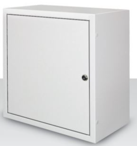 Obudowa metalowa 400x400x300mm IP21 szary z płytą montażową NR 443 6-861