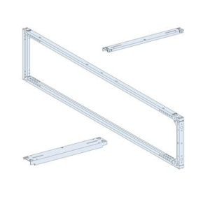 Rama montażowa 650x400x2000mm stalowa biała 08406