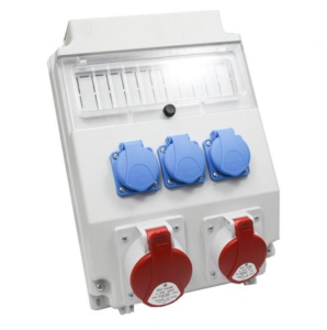 Rozdzielnica budowlana 2x13 modułów 3x/32A 5P 400V/ 4x/GS 16A 250V/ IP44 9027312W