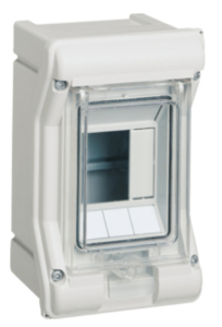 Rozdzielnica modułowa 1x3 natynkowa IP65 Vector VE103SN