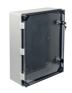 Obudowa 500x400x179mm IP65 z płytą montażową transparentna UNIbox Uni-2/T 43.22