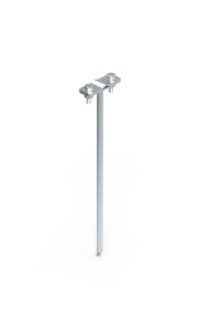 Uchwyt dystansowy wbijany L-250mm ocynkowany 24.2 OC /92400201/