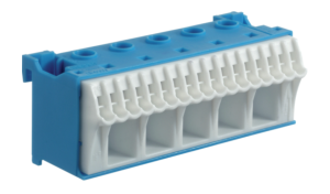 Blok samozacisków QC 63A niebieski 22 przyłączy 33x90x34mm KN22N