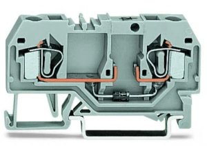 Złączka diodowa 2-przewodowa 4mm2 szara 281-915/281-400