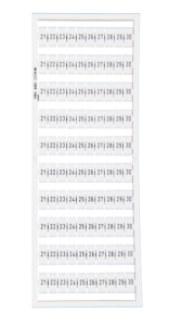Ramka z oznacznikami 10x 21-30 209-504 /5szt./