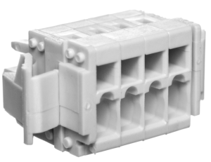 Gniazdo MCS-MINI Classic 4-biegunowe jasnoszare raster 3,5mm 734-104/037-000 /100szt./