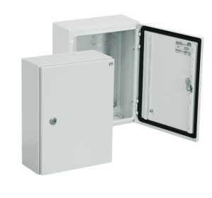 Obudowa metalowa 400x400x250mm IP66 z płytą ETIBOX GT 40-40-25 001102110
